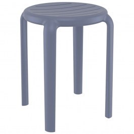 Σκαμπό Μπαρ Tom 20.0780 34x34x45cm Dark Grey Siesta DARK GREY