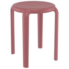 Σκαμπό Μπαρ Tom 20.0783 34x34x45cm Marsala Siesta MARSALA