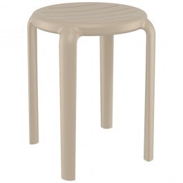 Σκαμπό Μπαρ Tom 20.0781 34x34x45cm Taupe Siesta TAUPE