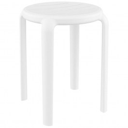 Σκαμπό Μπαρ Tom 20.0778 34x34x45cm White Siesta WHITE