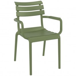 Πολυθρόνα Paris 20.0766 58x59x84cm Πολυπροπυλένιου Olive Green Siesta OLIVE-GREEN