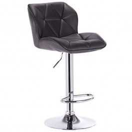 Bar Stools 43.0201 86 Margo With Shock Absorbers 42x49x66-86/89-109cm Pu Zita Black Plus BLACK