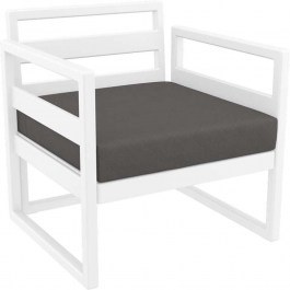 Μαξιλάρι Καθίσματος Mykonos 20.0467 Dark Grey Siesta DARK GREY