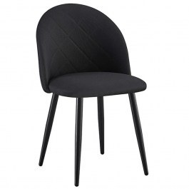 Chair Rio 11.1603 With Fabric Black BLACK