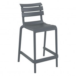 Σκαμπό Μπαρ Helen 20.0839 65cm Dark Grey DARK GREY
