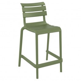 Σκαμπό Μπαρ Helen 20.0841 65cm Olive Green OLIVE-GREEN