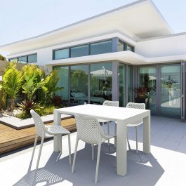 Τραπεζαρία (Σετ 5Τμχ) Vegas Air 20.9976 White WHITE