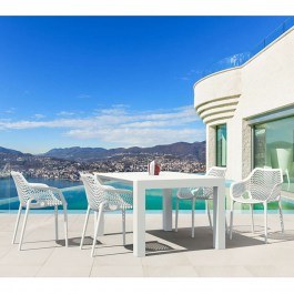 Τραπεζαρία (Σετ 5Τμχ) Vegas Air 20.9977 White WHITE