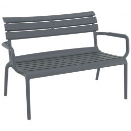 Sofa - Bench Paris 20.0857 116x70x75cm Dark Grey DARK GREY