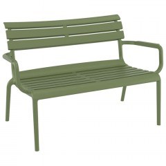 Sofa - Bench Paris 20.0859 116x70x75cm Olive Green