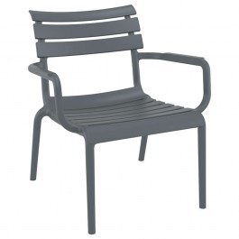 Πολυθρόνα Paris Lounge 20.0493 68x70x40/76cm Dark Grey DARK GREY