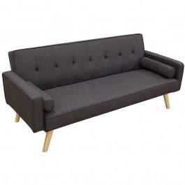 Sofa-Bed Rony 40.0082 179x80x75/161x94x38cm Grey-Brown GREY-BROWN