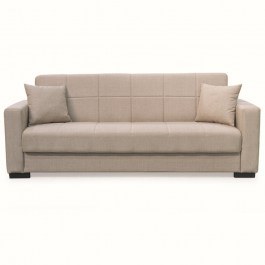 Καναπές-Κρεβάτι Τριθέσιος Rover 40.0309 210x80x75/180x100cm Light Brown LIGHT BROWN