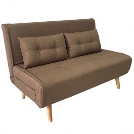 Καναπές-Κρεβάτι Sara 40.0209 134x80x84cm Brown BROWN