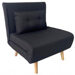 Πολυθρόνα - Κρεβάτι Sara 40.0208 75x80x84cm Black BLACK