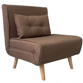 Πολυθρόνα - Κρεβάτι Sara 40.0207 75x80x84cm Brown BROWN