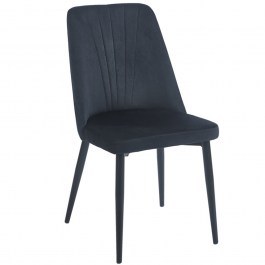 Καρέκλα Μεταλλική Olivia 11.1634 46(59)x58x85cm Black Zita Plus BLACK