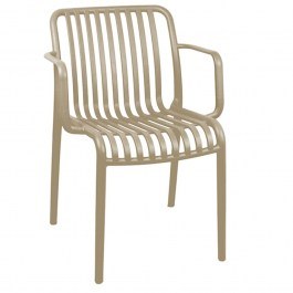 Πολυθρόνα Parma-S 21.0056 55x56x79cm Cappuccino Zita Plus CAPPUCCINO