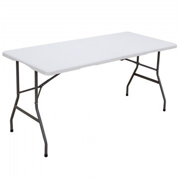 Catering Table (Suitcase) 41.0203 181x70x74cm White-Grey Zita Plus