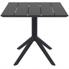 Τραπέζι Paris 20.0866 80x80x74cm Black BLACK