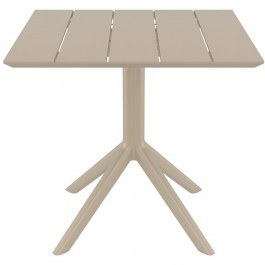 Τραπέζι Paris 20.0868 80x80x74cm Taupe TAUPE