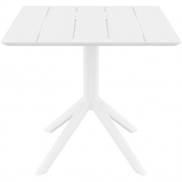 Τραπέζι Paris 20.0865 80x80x74cm White WHITE