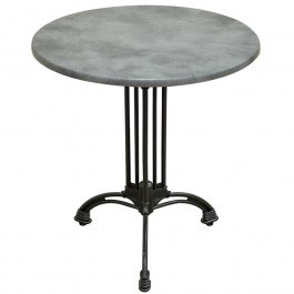 City Table Werzalit 3-Slot 08.0167.3 70x73cm Cement Zita Plus CEMENT