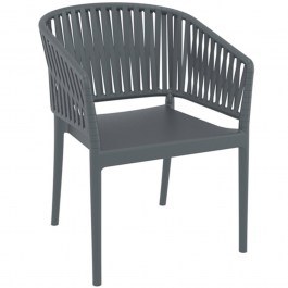 Πολυθρόνα Portofino 20.0871 58x58x80cm Dark Grey DARK GREY