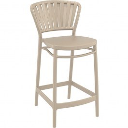 Barstool Portofino 20.0925 65cm 48x52x96cm Taupe TAUPE