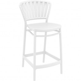 Barstool Portofino 20.0922 65cm 48x52x96cm White WHITE
