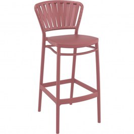 Barstool Portofino 20.0921 75cm 48x52x106cm Marsala MARSALA