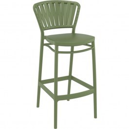 Barstool Portofino 20.0920 75cm 48x52x106cm Olive Green OLIVE GREEN