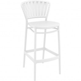Barstool Portofino 20.0916 75cm 48x52x106cm White WHITE