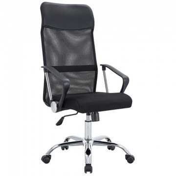 Καρέκλα Γραφείου A9943 01.0414 56x59x45-108/55-118cm Black