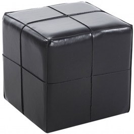 Σκαμπό Enzo 40.0613 31x31x31cm Black BLACK
