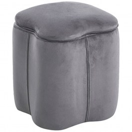 Σκαμπό Με Αποθηκευτικό Χώρο Fiona 40.0614 30x30x34cm Grey GREY
