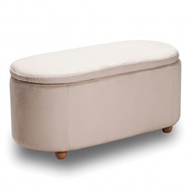 Σκαμπό Με Αποθηκευτικό Χώρο Foster 40.0606 99x45x45cm Beige BEIGE