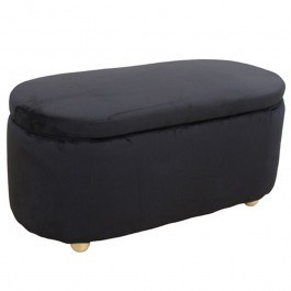 Σκαμπό Με Αποθηκευτικό Χώρο Foster 40.0605 99x45x45cm Black BLACK