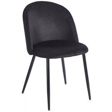 Καρέκλα Rio 11.1229.1 50x52x81cm Black