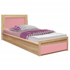 Bed With Drawer Playroom Hm330.02 Sonama-Pink 190X90 Cm