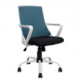 Chair - Office Desk Hm1053.06 Blue Mesh 58X59X103 Cm BLUE-BLACK