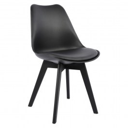 Chair - Vegas Hm0033.32 With Plastic Legs With Seat Black BLACK