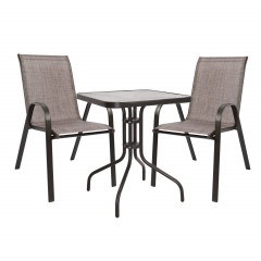 Dining Table Set 3Pcs Chairs and Table Hm5183.02