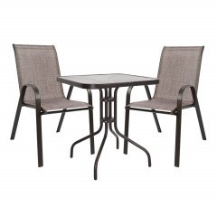 Σετ Τραπεζαρια 3Τμχ Καρεκλες  Και Τραπεζι Hm5185.02