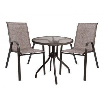 Dining Table Set 3Pcs Chairs Hm5000.02 and Table Hm5079.02