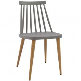 Table Chair - Vanessa Hm8052.10 Grey 43X47,5X77Cm GREY