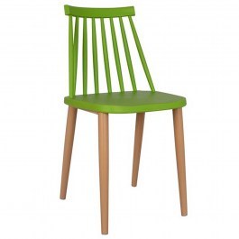 Table Chair - Vanessa Green Hm8052.08 43X47,5X77 GREEN