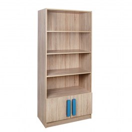 Βιβλιοθήκη Playroom Hm332+Hm336.01 80X35X180 cm SONOMA-BLUE