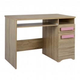 Γραφείο Playroom Hm333+Hm336.02 110X55X76.5 SONOMA-PINK