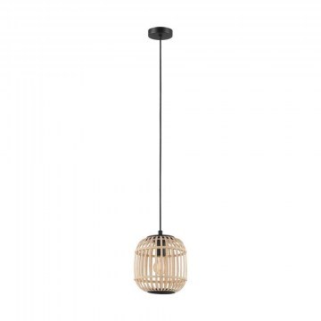 Φωτιστικό Οροφής Κρεμαστό Bordesley 43231 Natural-Black Eglo